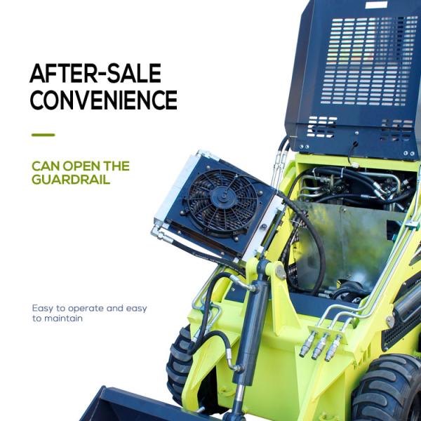 Budget-Friendly Skid Steer Bagger Mini Loader with YUNNEI Engine and Attachments