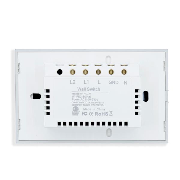 Elegant Design Wifi Touch Switch , Tuya App Remote Control Touch Switch