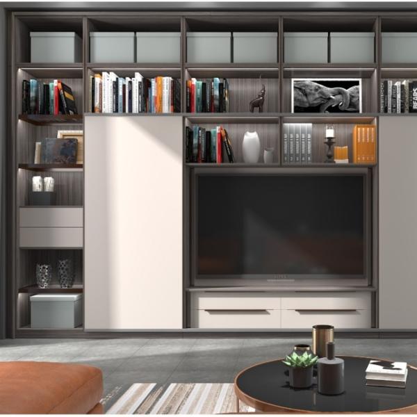 Cheap Modern Minimalist TV Entertainment Stand Media Console Lacquer Finish for sale