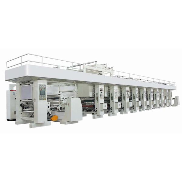 26Kw Gravure Printing Machine , Rotogravure Printing Machine For Plastic Film / Paper
