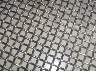 High Manganese 65mn Vibrating Screen Mesh Woven With Clamp Bending