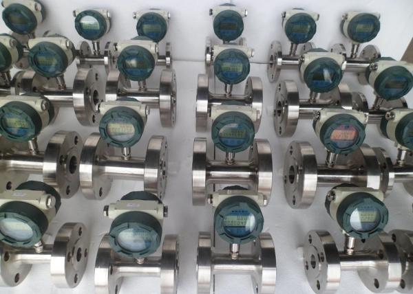 Cheap turbine flow meter with flanged connection 4~20mA output for sale