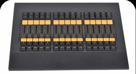 Cheap 110V~220V Fader Wing Computer Dmx Controller / Grandma2 Command Wing for sale