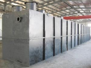 ISO 2kw 14m2 Package Sewage Treatment Plant Residential Wastewater Treatment Plant