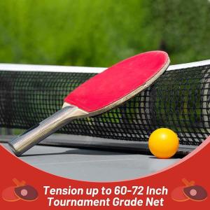 Compact Ping Pong Adjustable Net With 0.5kg Net Post Weight