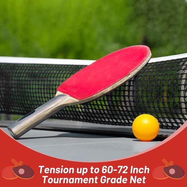 Cheap Compact Ping Pong Adjustable Net With 0.5kg Net Post Weight for sale