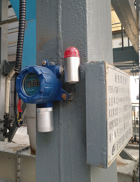 24-Hour Continuous Monitoring Fixed N2 Gas Detector With Remote Control And Alarm Function For The Freezing Area Food Factory