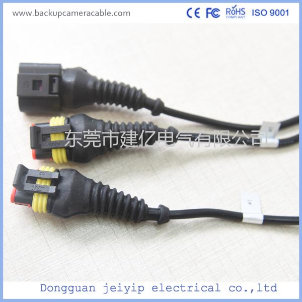 Bus Internal 16 Pin Terminal Cable , Vehicle Interior Automobile Anti Plug-In Cable