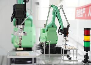 China Mechanical Grabbing Telescopic 4 Axis Robotic Palletizer on sale