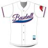 Buy cheap Full Size Boys Baseball Jersey , 300gsm Powersports Custom Baseball T Shirts from wholesalers