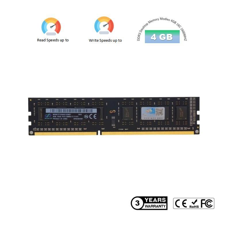 Factory Memory RAM DDR3 2GB 4GB 8GB 1600MHz Computer Memoria for Desktop DDR