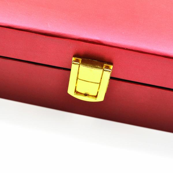 Luxury handmade rigid cosmetic and skincare kit box with hinge and locker