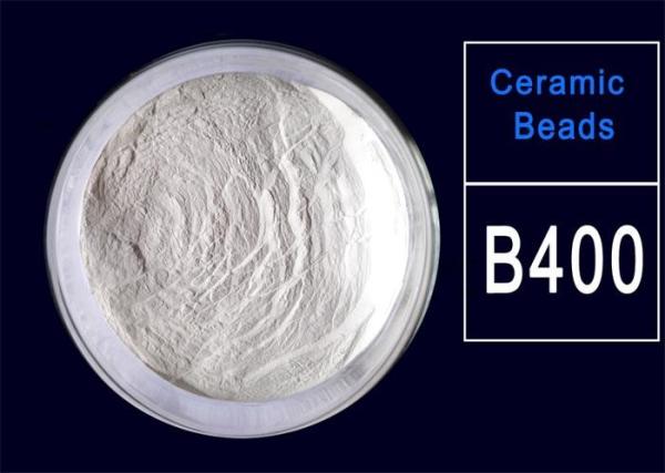 Stainless Steel Finish B400 Ceramic Beads Blasting Media packed in 25kgs 55lbs
