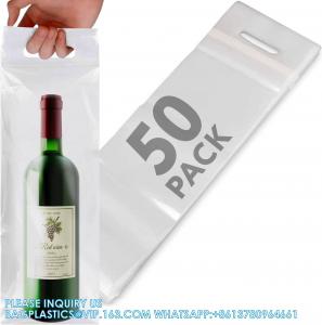 Best Wine Bags wine package With Handles For Restaurants, Bars, Travel, And Housewarming Gifts Tamper Proof Seal wholesale