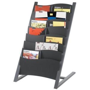 Best Multi Sizes Literature Display Stand / Seven Compartment Floor Magazine Rack wholesale