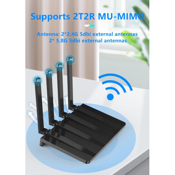 802.11ax 1800Mbps Wifi 6 Wireless Router IPQ6000 Chipset 4 Antennas