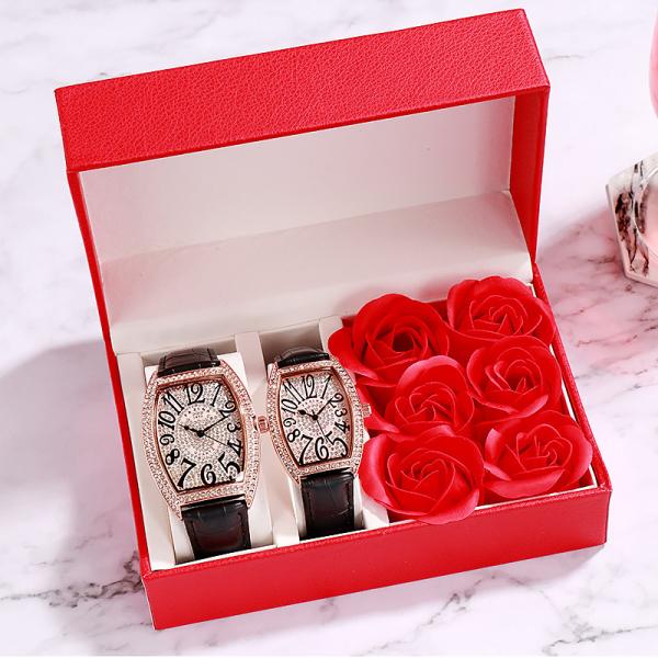 White Dial Quartz Watch Movement Time Display Waterproof 3ATM 40mm