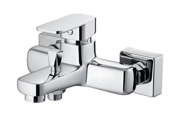 Cheap Single Handle Bath Mixer Taps Chrome Bathroom Faucet Fingerprint Resistant for sale