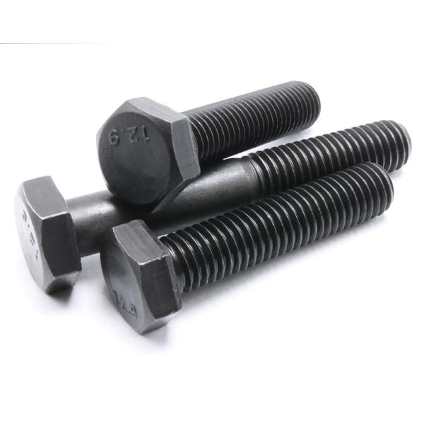 High Strength Black Hex Head Screws Grade 12.9 With External Hex Drive