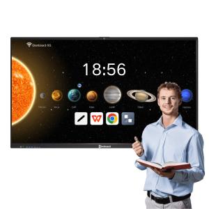 China Teaching Software Android 14 System Pen Finger Touch Interactive Smart Board on sale