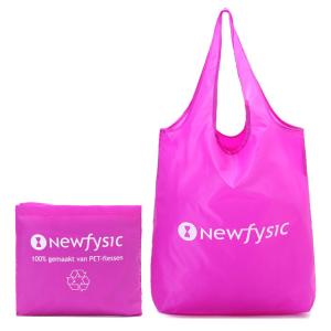 Large Advertising 210D 12x10cm Nylon Fold Up Tote Bag