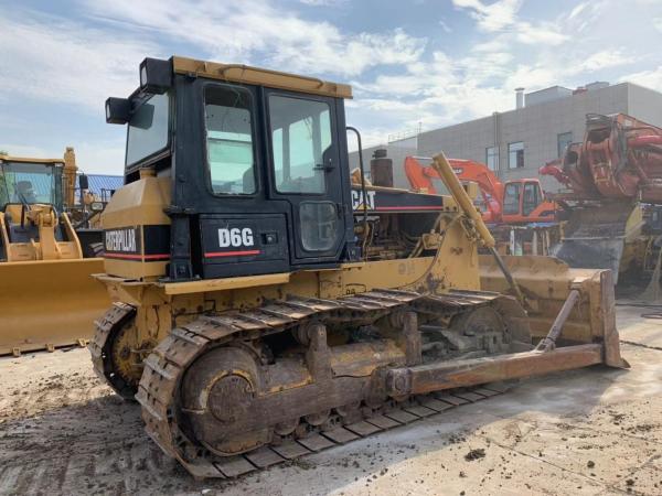 Cheap Caterpillar D6G Second Hand Bulldozers , Used Cat D6D Crawler Bulldozer for sale