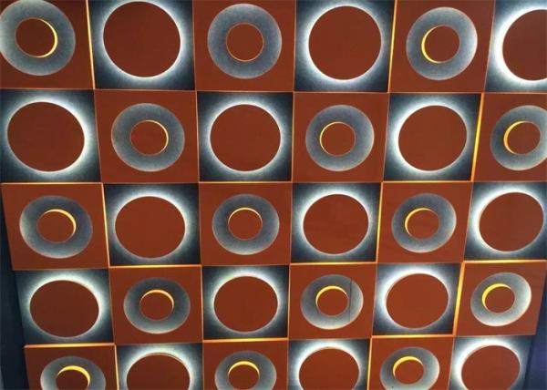 Cheap Home Theater Acoustic Wall Panels , Decorative Wall Light Panels 9mm / 12mm for sale