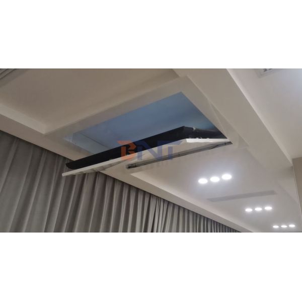 55 Inch Ceiling Flip Down Motorized TV Lift / TV Ceiling Motorized Lift Motorized Stands Flip Down Ceiling Tv Bracket
