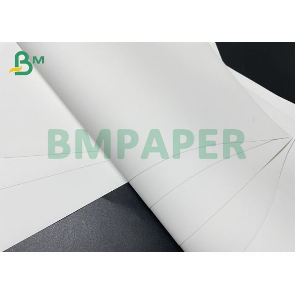Tear Not To Break 250um PET Synthetic Paper Roll Package For Map