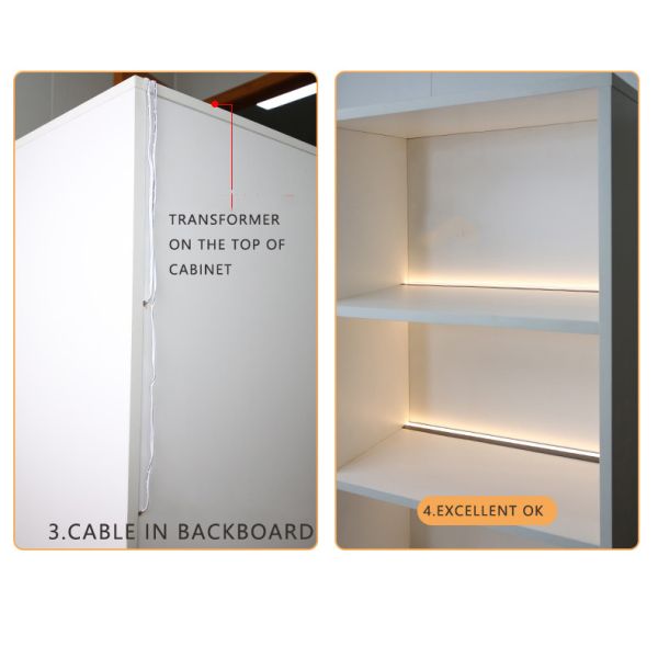Modern Design Showcase Lighting For Cabinet With 3500K Warm Light