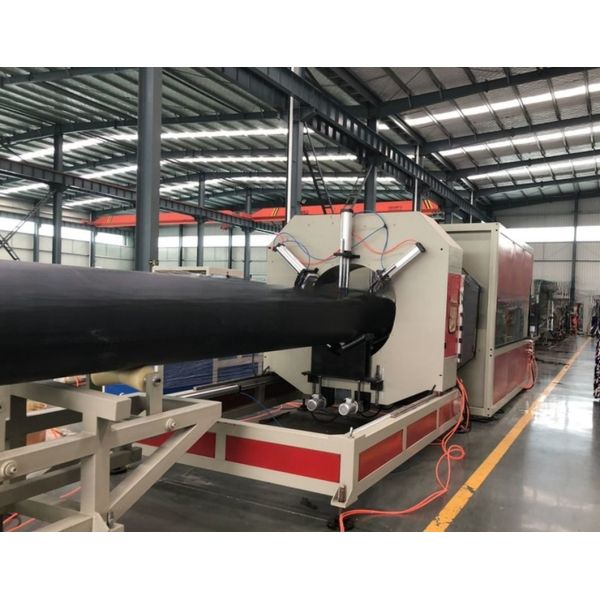 High Speed HDPE Water Supply Pipe Extrusion Line with PE Plastic Processing Efficiency