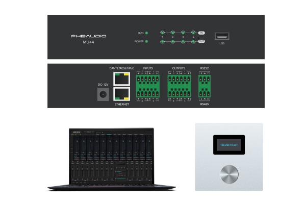Cheap 4CH DC 12V Sound Digital Processor With Echo Canceller And USB Sound Card for sale