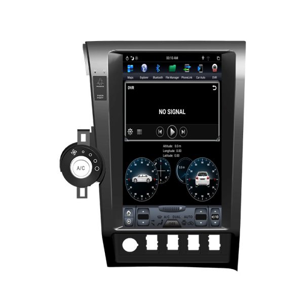 6 Core Toyota Tundra Head Unit Android 9 Bluetooth 45V Tesla Style