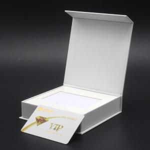 Best Custom Logo Printing Paper Slim VIP Gift Card Boxes Credit Card Holder Packaging Box For Card wholesale