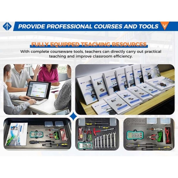 Automotive Electrical System Metal Training Model Educational Equipment for Vocational Schools Teaching