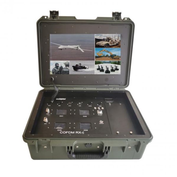 6 Channels COFDM Video Transmitter HD 1080P for Vehicle Real-time Transmission