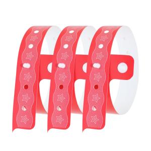 Best Printed Vinyl PVC Wristbands Event Bracelet Personalized Elastic wholesale