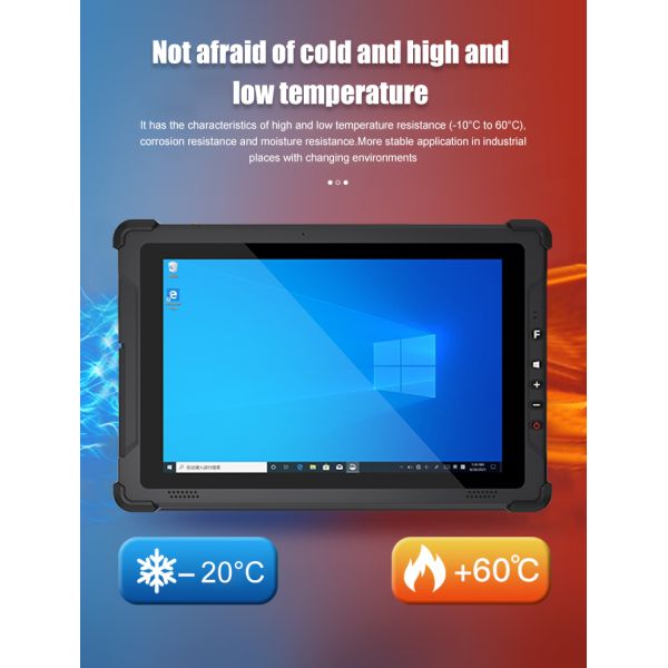 10 Inch Waterproof Tablet PC with Win 10 and USB Type C EM-I12U Industrial Intel Core