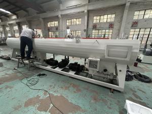 Low Noise Upvc Pipe Extruder 90- 315mm Plastic Pipe Production Line