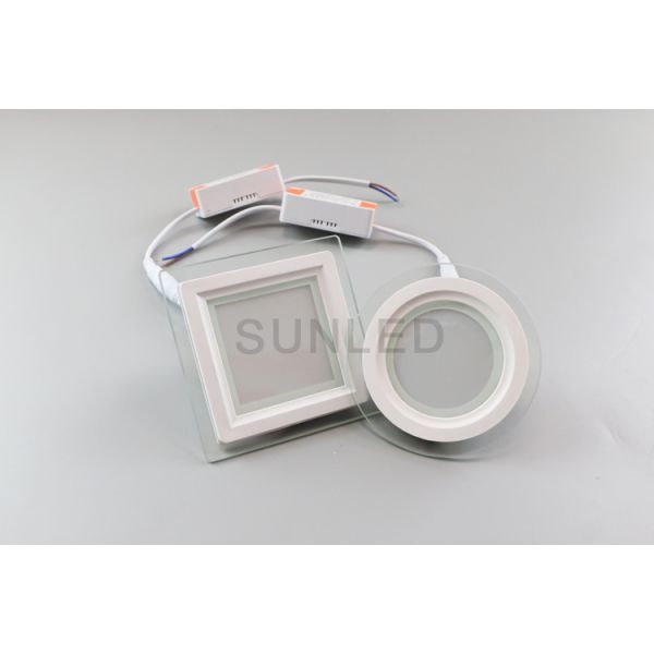 IP44 6500K Recessed Square Ceiling Light 6w Round Led Panel Light
