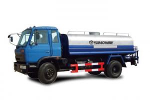 10000 L Water Tanker Truck 4X2 Water Bowser Rear Platform And Water Connon