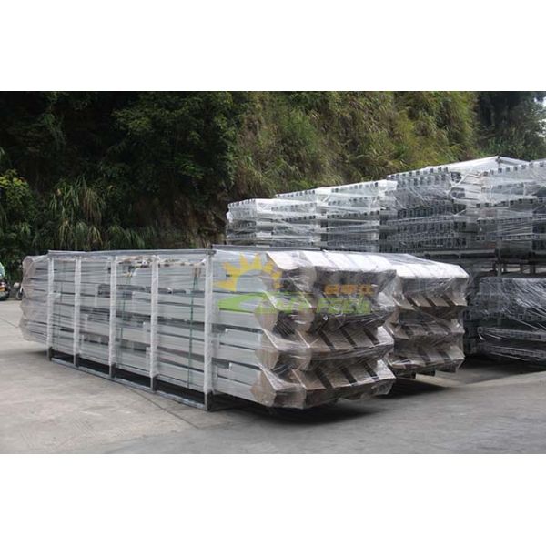 Steady Structure PV Solar Rack Light Weight Aluminum Alloy 6005 T5