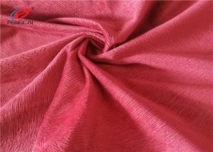 Best 100 Polyester Velvet Furniture Fabric DTY / FTY Yarn Bountout / Embossed wholesale