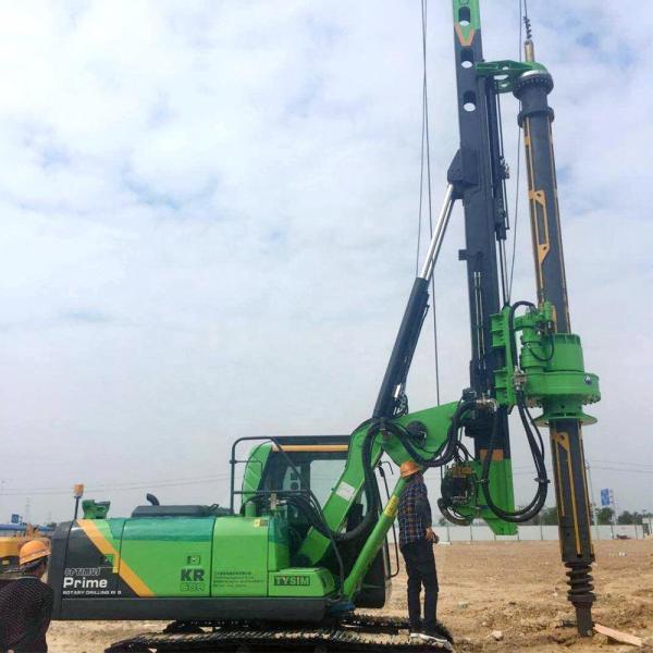 Cheap 60 KN.M Hydraulic Pile Drilling Machine China Chassis 20m 30 Rmp for sale