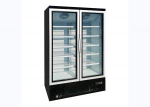 Best Ventilated Upright Glass Door Freezer Digital Thermostat With Air Cooling wholesale