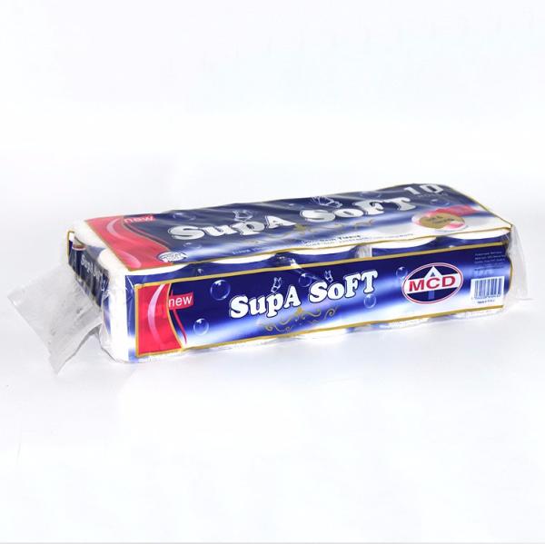 Cheap LDPE Material toilet roll paper Plastic Packaging Bag 60mic 80mic thick for sale