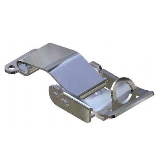 Anti Rust Padlockable Over Center Latches With Elastic Preload And Vibration Damping