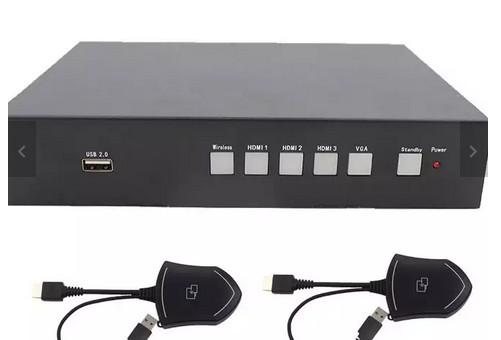 6 In 1 Quad Split Multiviewer AV Video Scaler Switcher