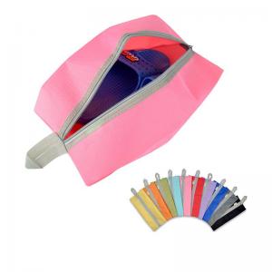 Best Zipper Closure Shoe Storage Pouches Durable Multifunctional Polyester Fabric wholesale