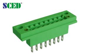 Best 5.08mm Through Panel Terminal Block , 300V 18A 2-22P Male Pluggable Terminal Block wholesale